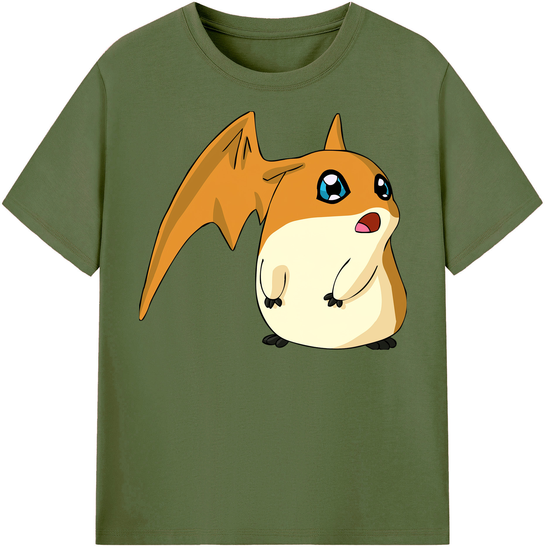 （画像用） Digimon デジタルモンスター/デジモン 綿100％半袖Tシャツ（フロントプリント）